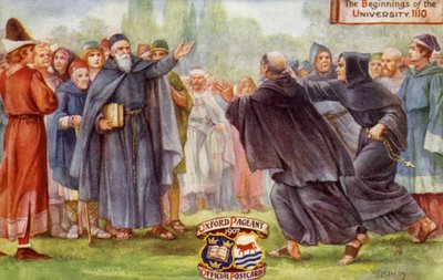 Inicios de la Universidad de Oxford, 1110, Oxford Pageant, 1907 de English School